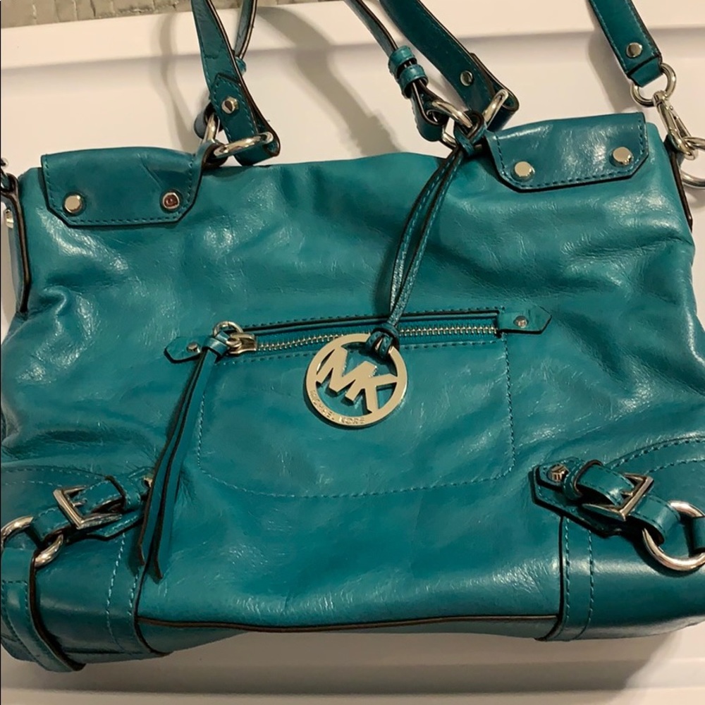 Michael Kors Leather Fallon Satchel